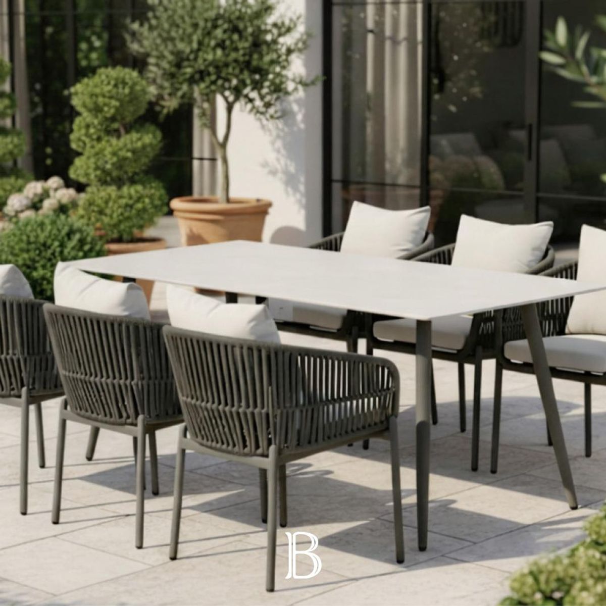 Sjekk Prisen! HARMONI, Grønn/beige. Spisegruppe+Gratis regntrekk