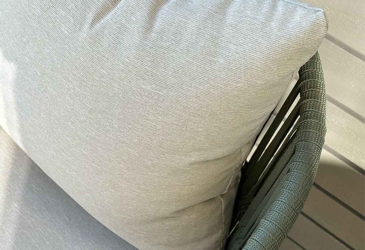 UTSOLGT. HARMONI, grønn/beige. Mest hagemøbler for pengene!